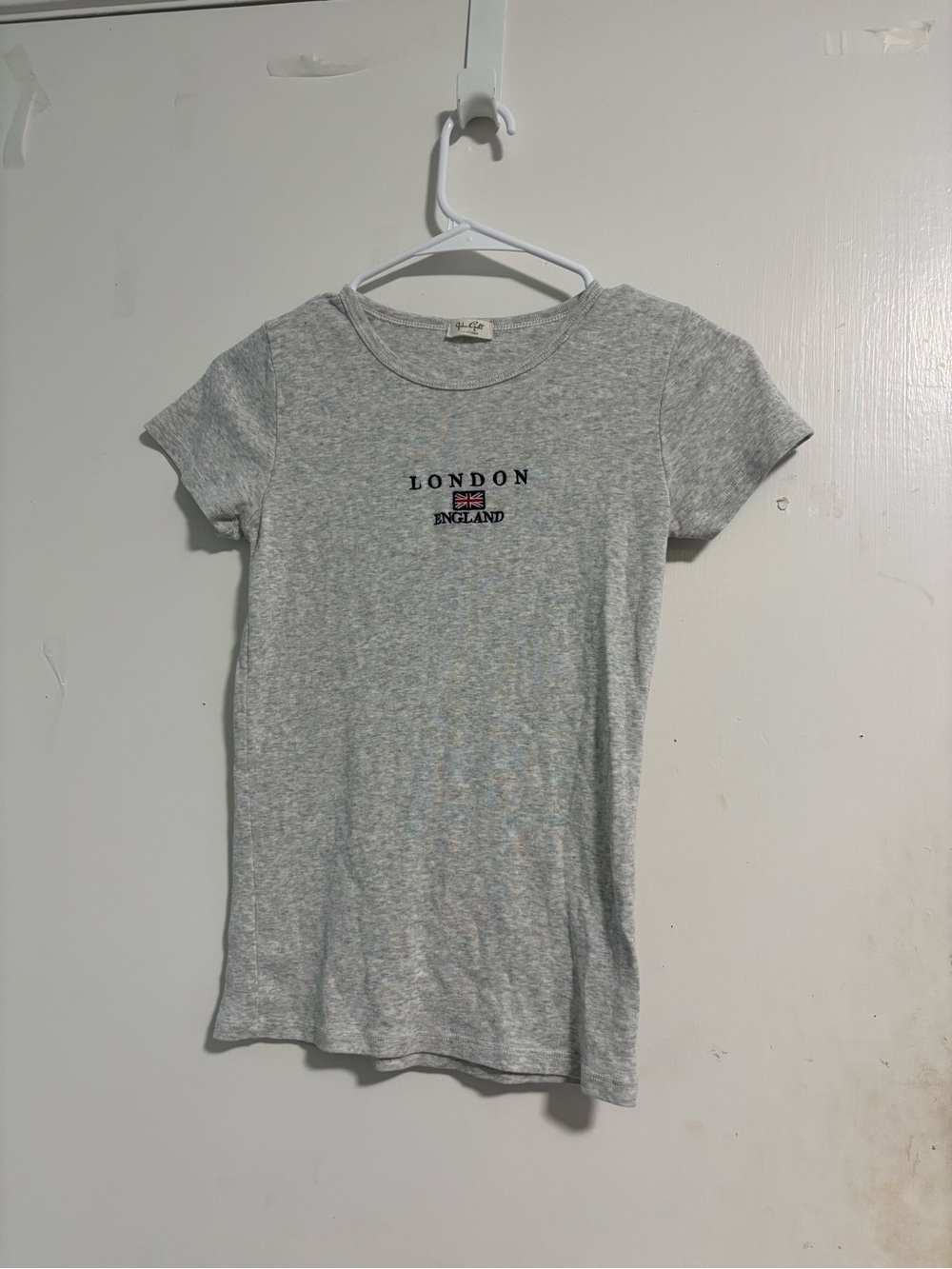 Brandy Melville Grey London England Graphic Tee